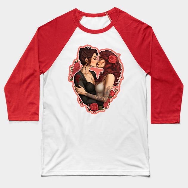 Tattooed girls love Baseball T-Shirt by beangeerie